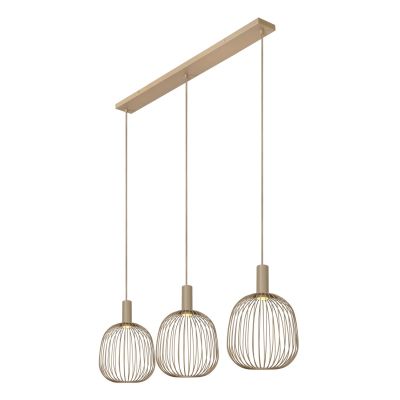 Lucide ESTEREL - Pendant light - 3xGU10 (MR11) - Taupe